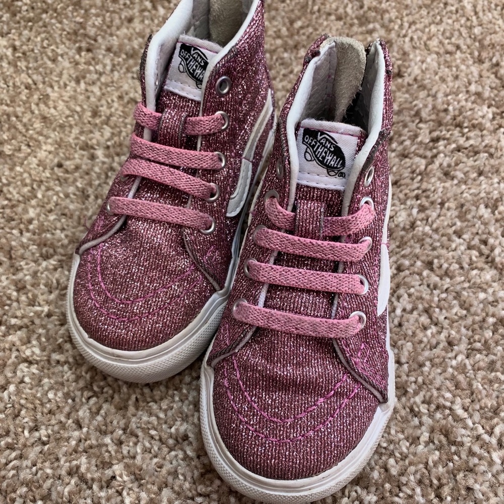 Toddler girl high top vans